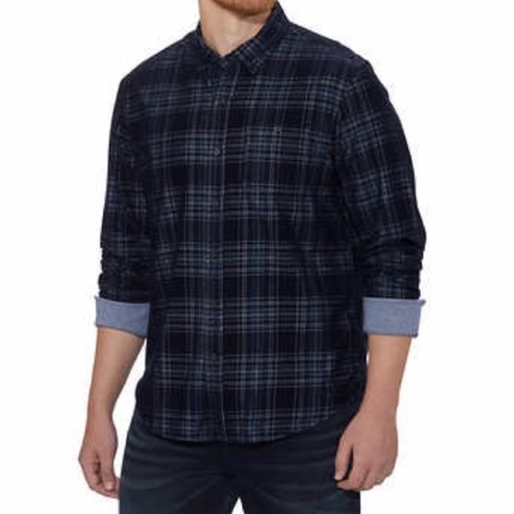 Legacy Copper & Oak Supply Co. Plaid Corduroy Button Down nwt - Picture 1 of 7